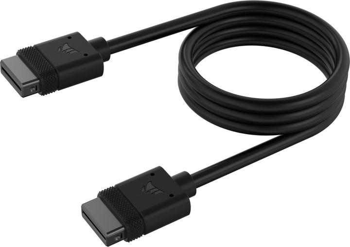 Corsair iCUE LINK kabel, 1x 600 mm met rechte connectoren, zwart