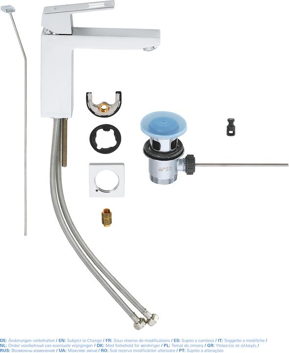 Actual product image Grohe Eurocube single lever basin mixer M-Size