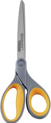 Actual product image Westcott SOFTGRIP - Titanium scissors (23 cm)