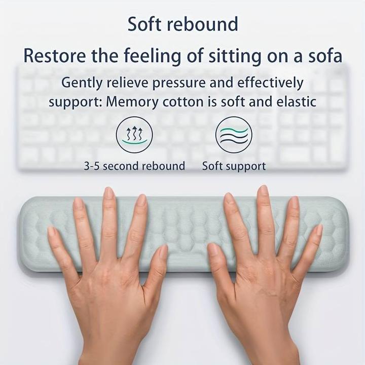 Produktbild PhoneLook Set Handgelenkauflagen aus ergonomischem, weichem Memory Foam für Tastatur und Maus