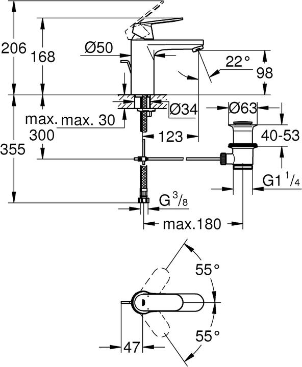 Image du produit Grohe Eurosmart Cosmopolitan
