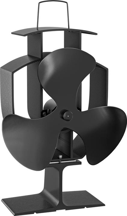 Actual product image Wiltec Heat Powered Oven Fan 300°C, 3 Blades, for Fireplace/Wood Burning Stove for Better Heat Circulation