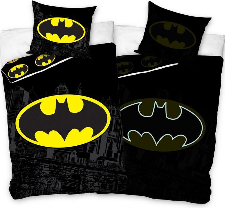 Actual product image MCU Batman Glow in dark Sengetøj 140 x 200, 100 percent bomuld