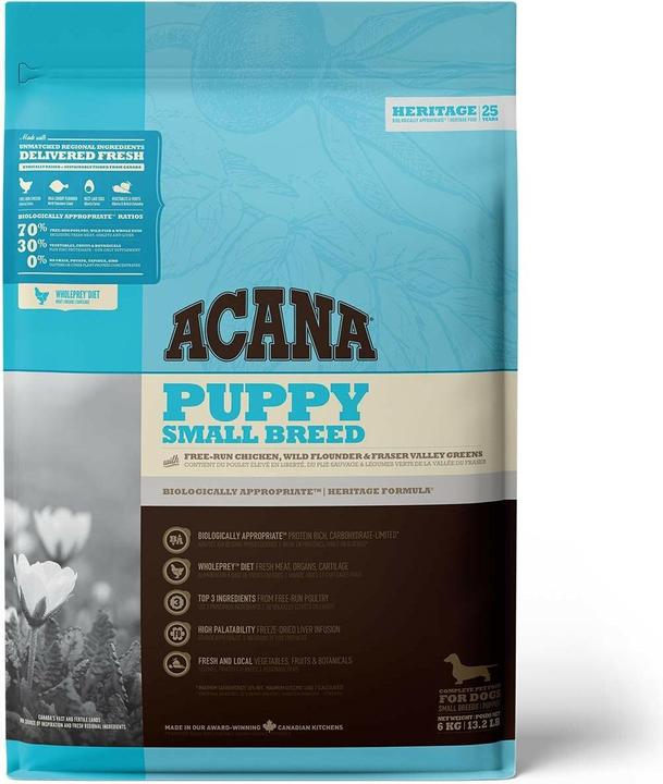 Actual product image Acana Dog Puppy Small Breed 6kg (Puppy + kitten, 1 pcs., 6000 g)