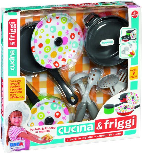 Produktbild Rs Toys 9 Piece Metal Kitchen Set