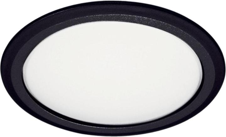 Produktbild Elektra LED Einbauleuchte (Flächenlicht) Led-Spots ø 62 mm warmweiss schwarz (169 lm)