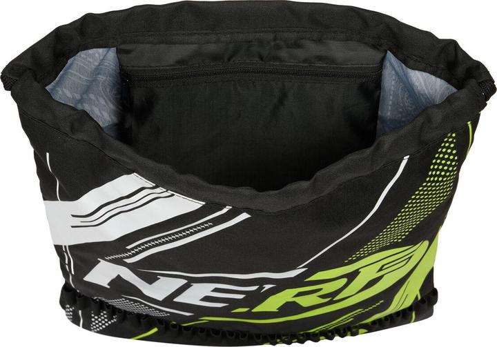 Produktbild Nerf Rucksacktasche mit Bändern Get ready Schwarz 35 x 40 x 1 cm