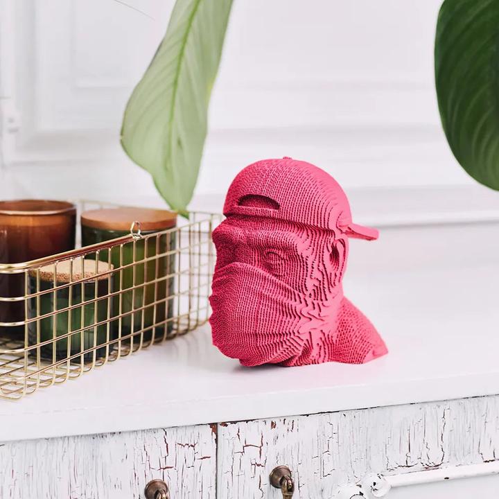 Produktbild Cartonic Affe ""Speak No Evil"" - 3D Modell aus Karton