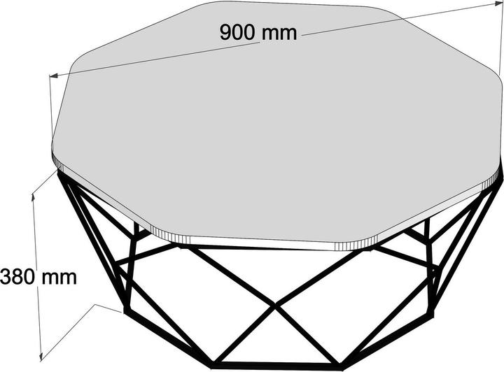 Immagine prodotto Hanah Home Diamond (90 x 90 x 38 cm)
