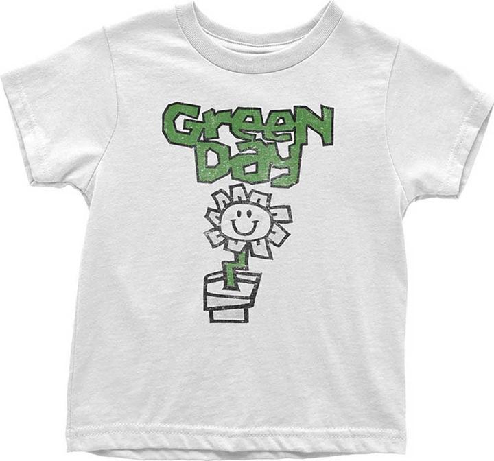 Green Day Childrens/Kids Flower Pot Cotton T-Shirt (128)