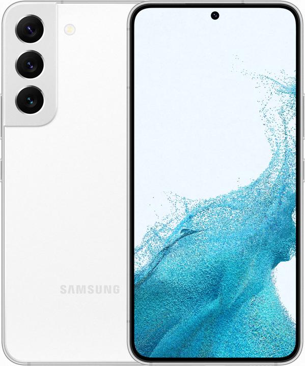 Actual product image Samsung Galaxy S22 (Snapdragon) (256 GB, Phantom White, 6.10", Dual SIM, 50 Mpx, 5G)