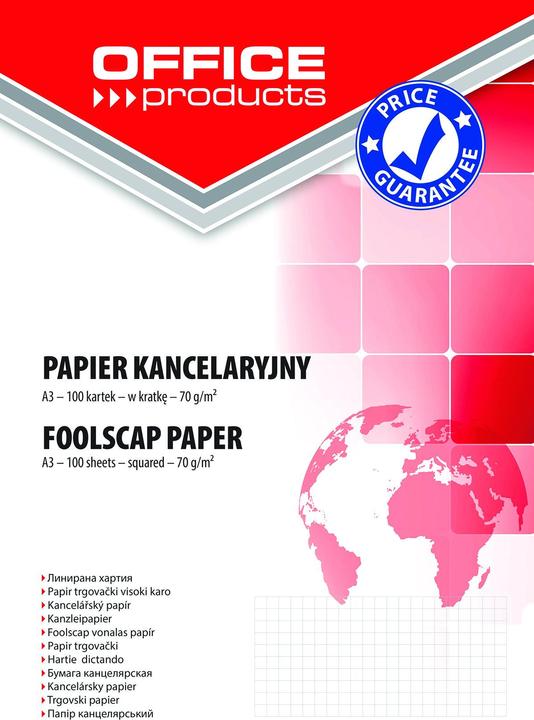 Immagine prodotto Office Products Carta kancelaryjny, griglia, A3, 100ark. (A3, Quadretti)