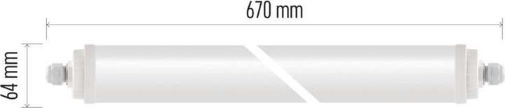 Immagine prodotto Emos Lampada LED antipolvere FESTY 18 W, IP65 (2200 lm)