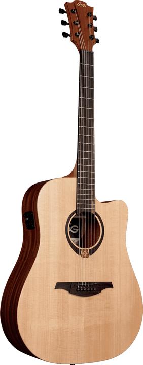 Produktbild LÂG Tramontane T70DCE (Halbakustik Gitarre, Fichte, mahogany, Brownwood)