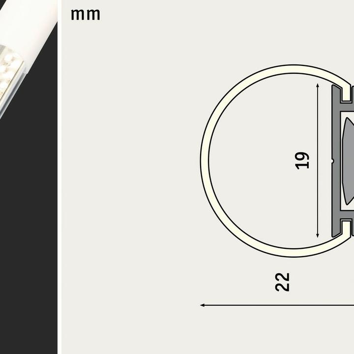 Actual product image Paulmann Tube profile (200 cm, Indoor)