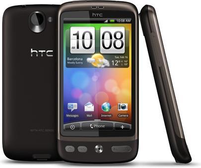 Produktbild HTC Desire - Braun/Schwarz - Multilingual (576 GB, Black, Schwarz, 3.70", Single SIM, 5 Mpx, 3G)