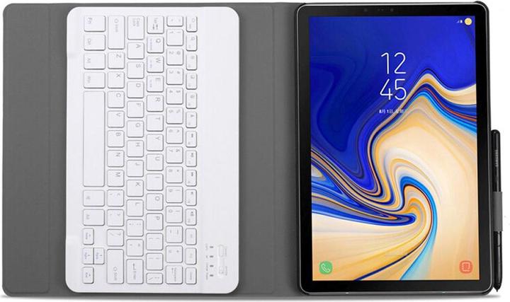 Produktbild Lobwerk 2in1 Bluetooth Tastatur und Cover für Samsung Tab A7 T500 T505 Case Schutz Hülle (X)