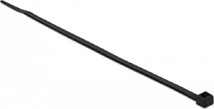 Image du produit Delock Colliers de serrage à haute résistance à la traction L 300 x l 4,8 mm noir 100 pièces (Serre-câbles velcro, 200 mm, 100 pcs)