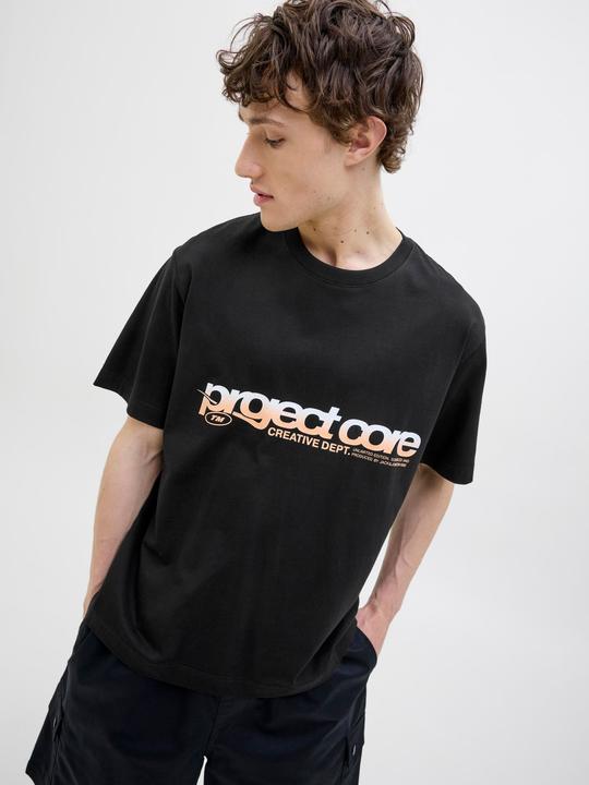 Produktbild Jack & Jones Gedruckt Rundhalsausschnitt T-shirt T-shirt (S)