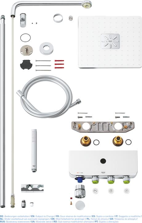 Produktbild Grohe Euphoria SmartControl System 310 Cube Duo Duschsystem