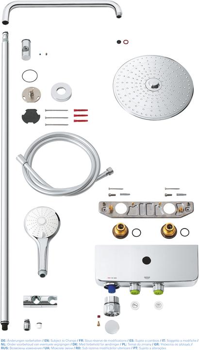 Actual product image Grohe Euphoria SmartControl System 260 Mono Shower System