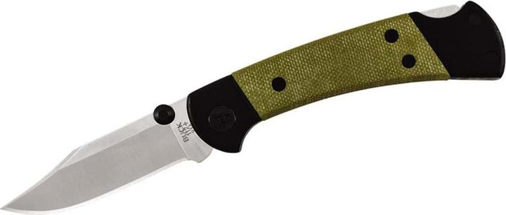 Buck 112 RANGER SPORT, S30V Stahl, rostfrei, Back Lock, Griffschalen aus eloxiertem Aluminium und M (7.60 cm)