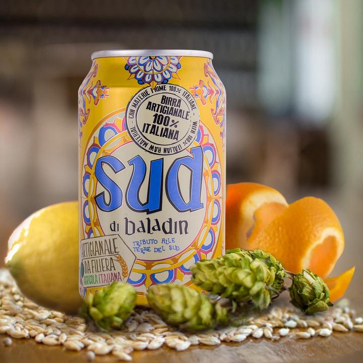 Immagine prodotto Baladin Birra SUD Wit scatola di latta / (24 x 33 cl)