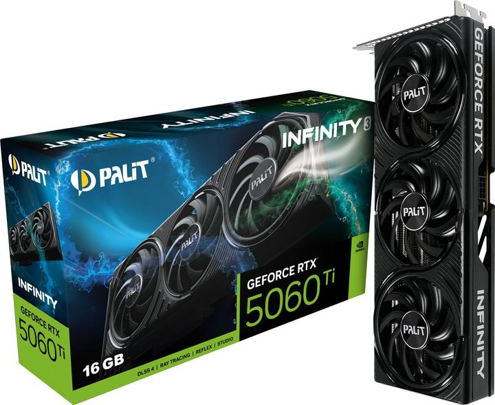 Actual product image XpertVision VGA PCIE16 RTX5060TI 16GB/NE7506T019T1-GB2061S PALIT (16 GB)