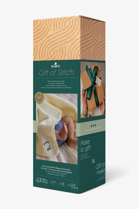 Produktbild DMC Gift of Stitch Strickset Babydecke