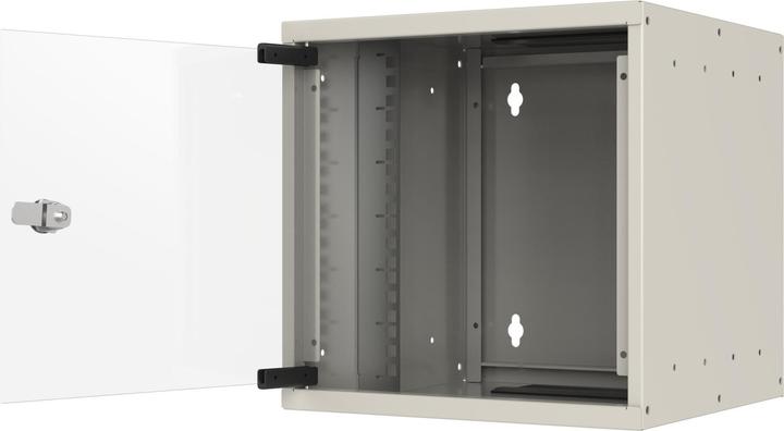 Actual product image EFB Elektronik EFB 10" wall-mounted enclosure 6U, depth 300mm 1-piece, RAL9010 (10 inch rack)