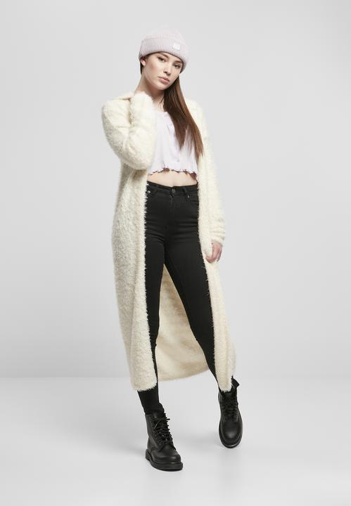 Actual product image Urban Classics Ladies Hooded Feather Cardigan (3XL)
