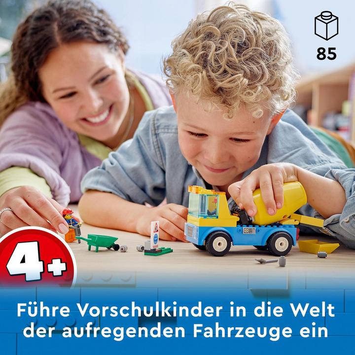 Immagine prodotto LEGO Betoniera (60325, LEGO City)