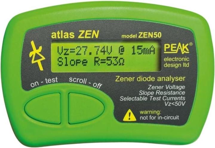 Produktbild Peak Ice Works ATLAS ZEN - ZENER-DIODEN-ANALYSATOR (0 - 50 V)