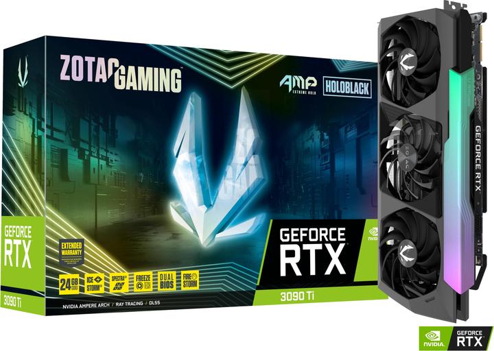 Actual product image Zotac RTX3090 TI AMP Extreme Holo (24 GB)