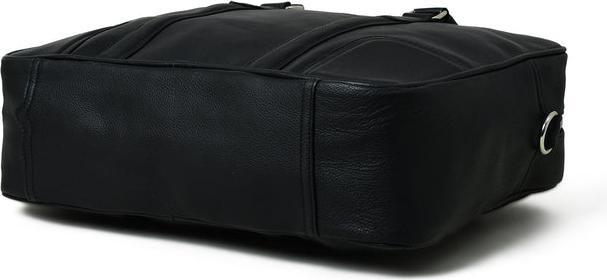 Actual product image Only-Bags.Store Texas black leather briefcase