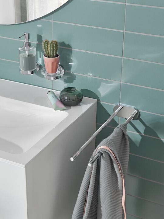 Image du produit Emco Porte-savon rond, plat en verre cristal, 4330