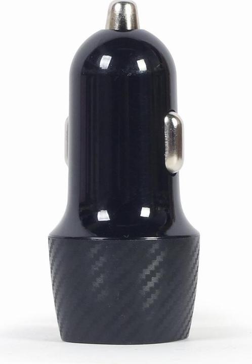 Produktbild Gembird 2-Port-USB-Auto-Schnellladegerät, Typ-C PD, 18 W, schwarz