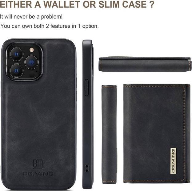 Actual product image Dg.Ming M1 Series Hardcase with detachable wallet (Apple iPhone 14 Pro)