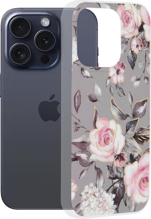Image du produit Techsuit - Marble Series - iPhone 15 Pro - Bloom of Ruth Gray (Apple iPhone 15 Pro)