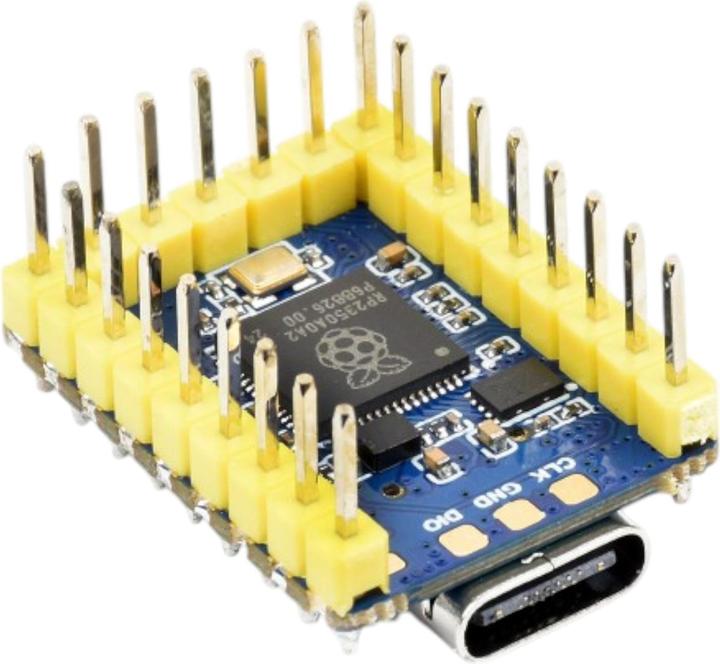 Image du produit WaveShare RP2350-Zero Mini Raspberry Pi Pico basierter MCU mit Headers