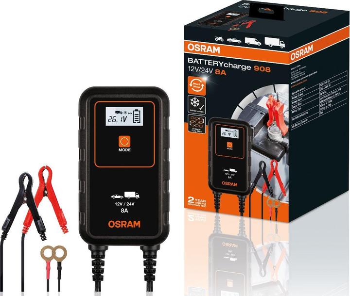 Produktbild Osram 908 OEBCS908 (12V, 24V, 8 A)