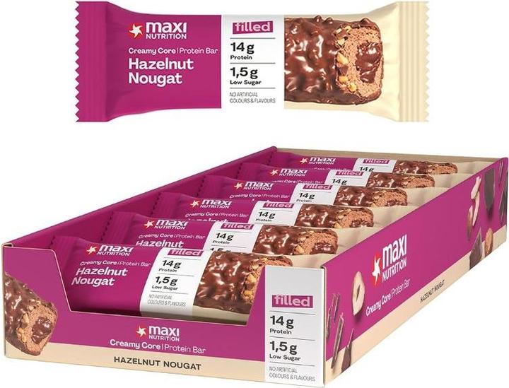 Actual product image Maxi Nutrition Creamy Core Bar Hazel (Nougat, Hazelnut, 1 pcs., 45 g)