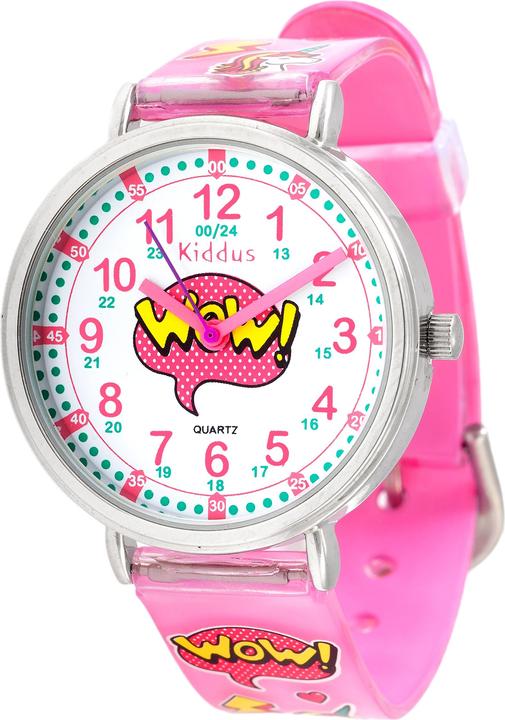 Actual product image Kiddus Time Teacher Wow! (Analogue wristwatch, 33 mm)