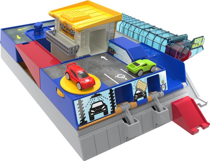 Actual product image Driven by Battat Driven - Pocket 2-in-1 Race Track/Car Workshop
