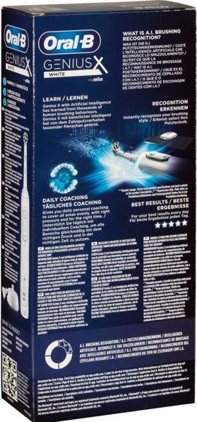 Actual product image Oral-B Genius X Electric Toothbrush White (Oscillating toothbrush)