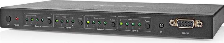 Nedis HDMI ™ Matrix Switch | 4x 4-Port port(s) | DC Power / 1x RS232 / 4x HDMI™ Input | 4x HDMI™ A