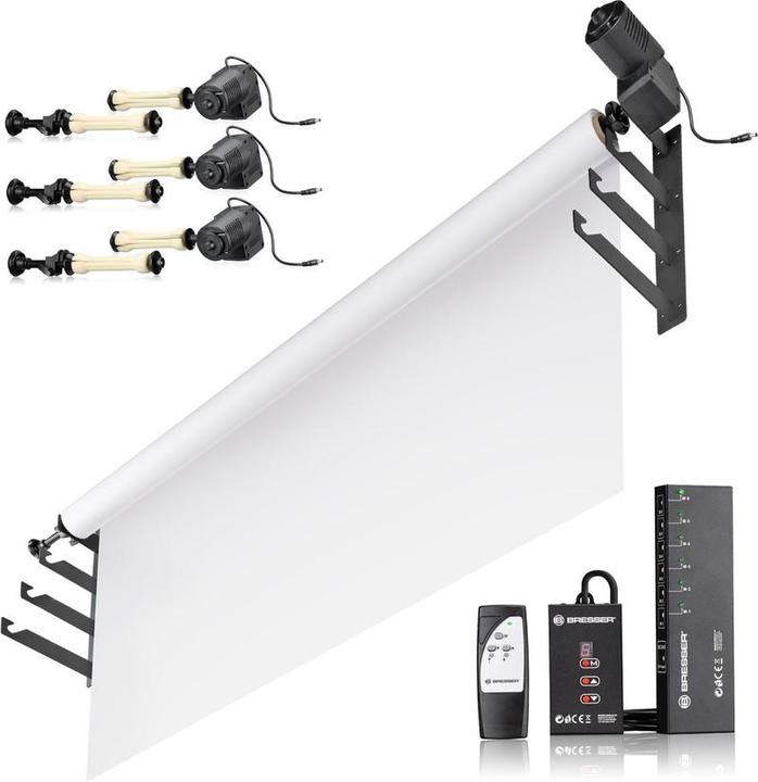 Produktbild Bresser Elektrisches Hintergrundsystem - 4x Hintergrundrolle - drahtlos