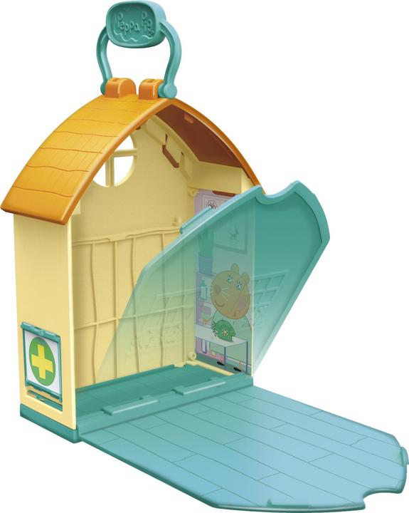 Produktbild Hasbro Peppa’s Adventures Peppa beim Tierarzt Spielset, Vorschulspielzeug, mit 1 Figur und 3 Acce