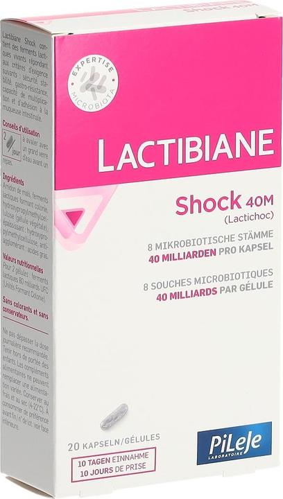 Produktbild Lactibiane Shock 40M (20 Stück, Kapseln, 9 g)