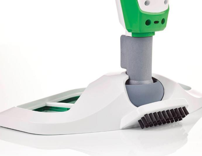 Produktbild Polti Steam mop PTEU0272 Vaporetto SV400 Hygiene Power 1500 W, Water tank capacity 0.3 L, White / Green (1500 W)